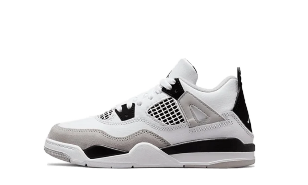 Air Jordan 4 Retro Military Black bambino