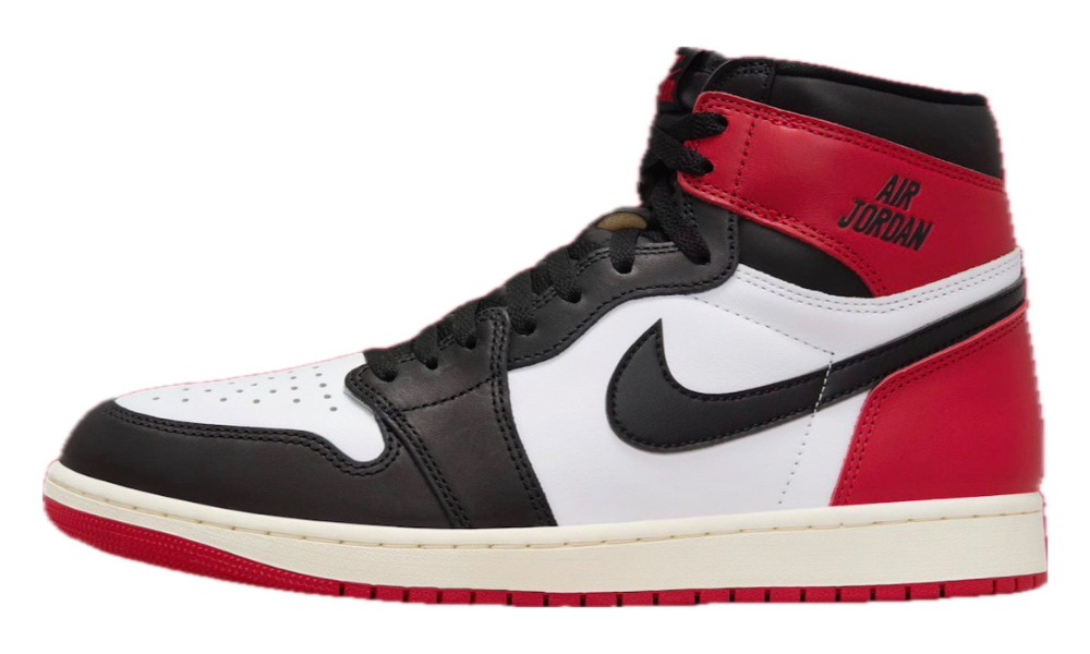 mid air jordan rosse e nere