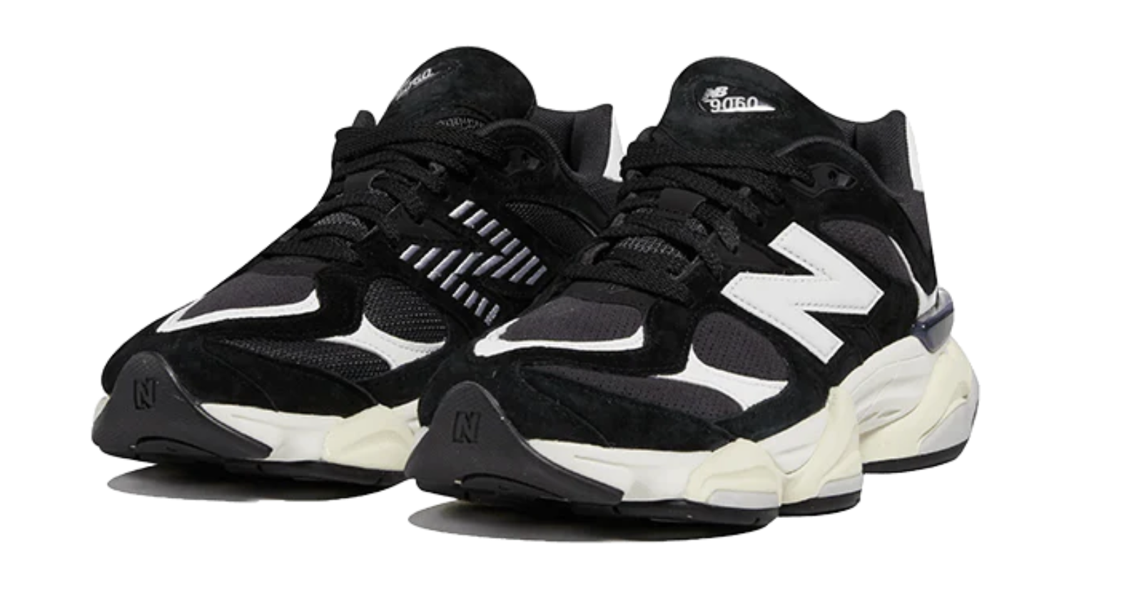 Sneaker New Balance Pelle Nere New Balance 574 Pelle Nera Uomo