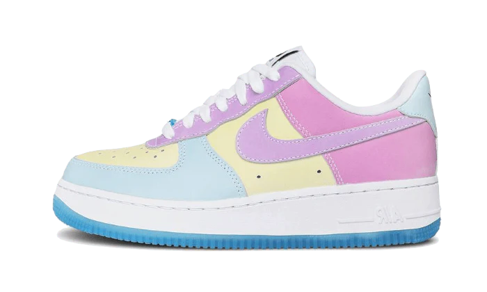 Air force 1 blue pink sales