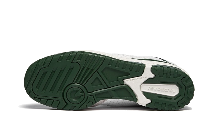 New balance 550 grigio top verde