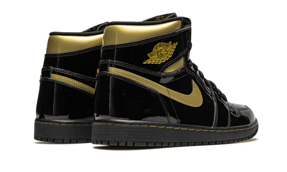 Air Jordan 1 High Black Metallic Gold Nuove e Autentiche al 100 Mr.Reseller