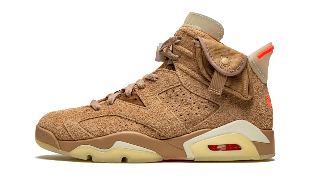 Air Jordan 6 Retro Travis Scott British Khaki Nuove e Autentiche