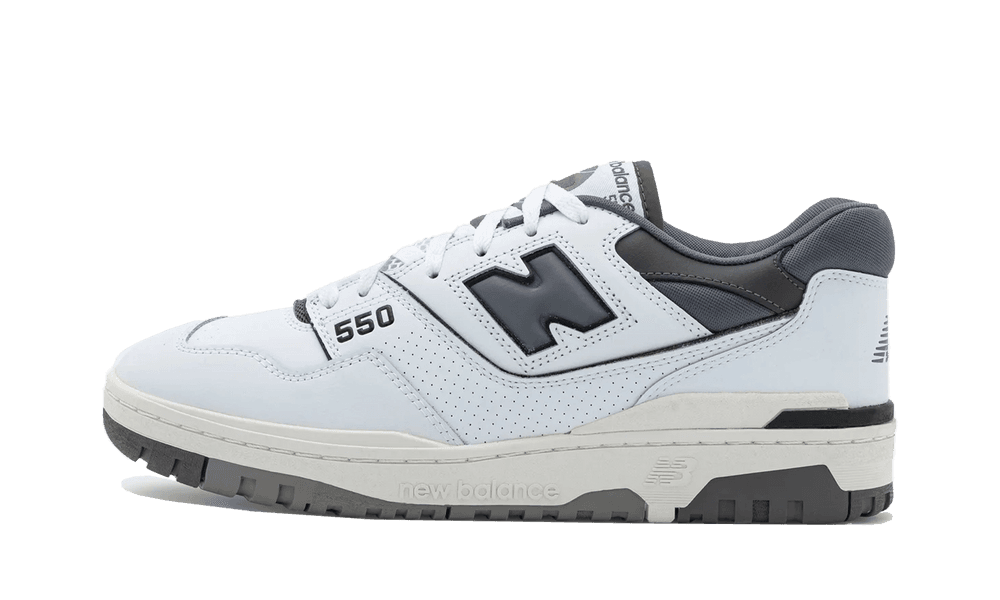 New balance 550 pelle top grigio