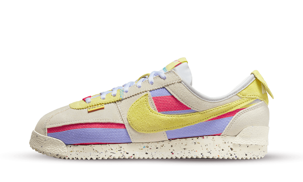 Nike cortez top bambino giallo