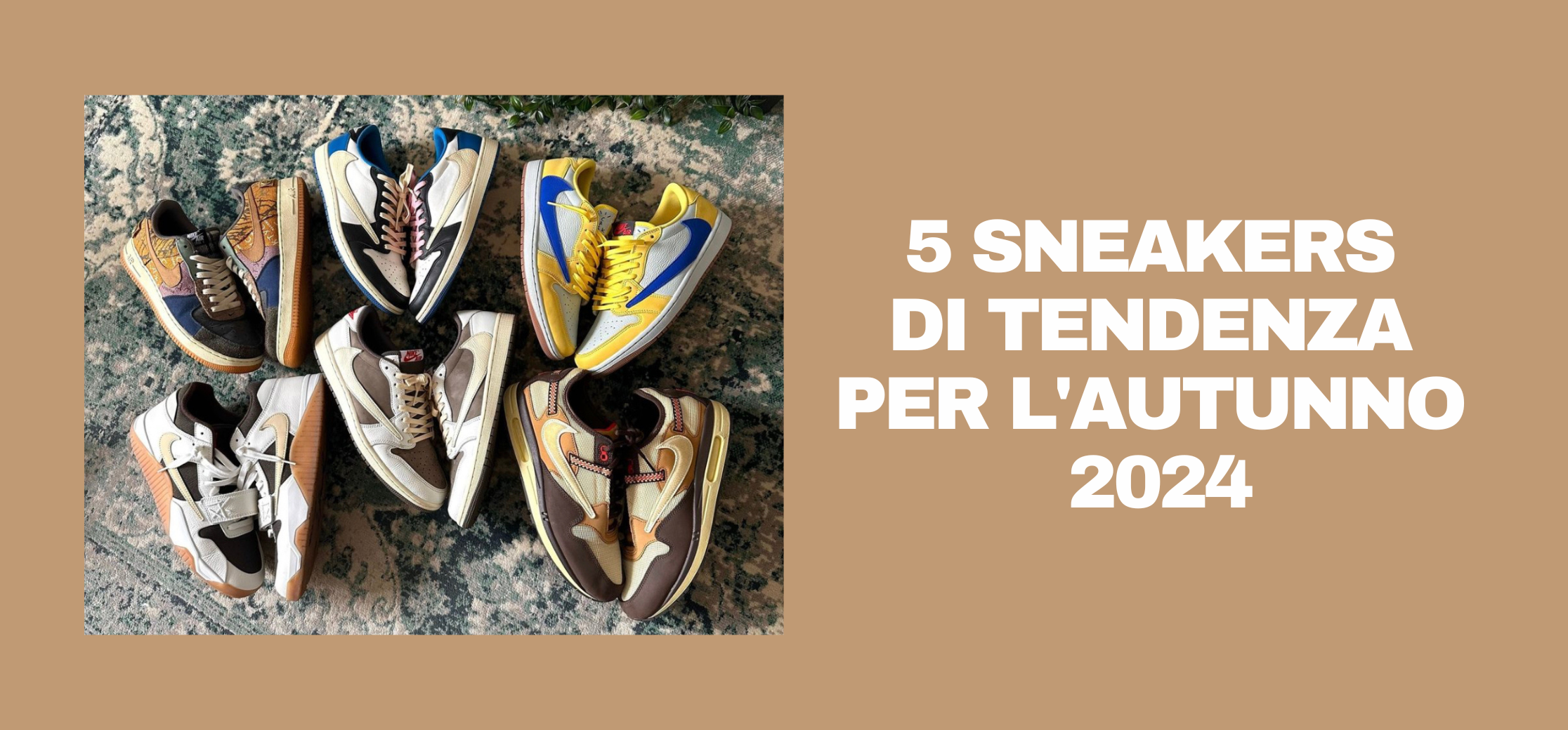 5 sneakers di tendenza per l'autunno 2024