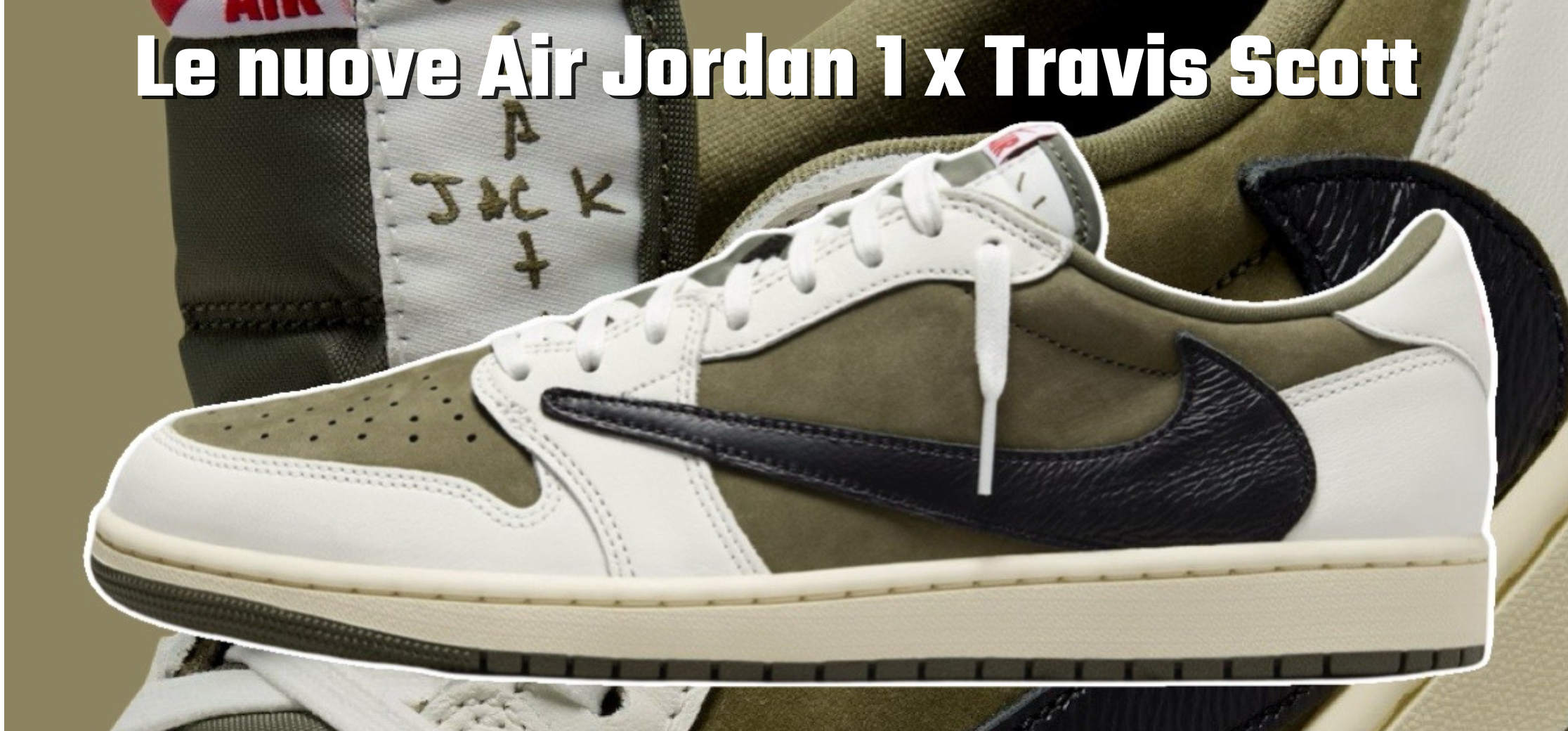 air jordan 1 low travis scott medium olive sneakers 