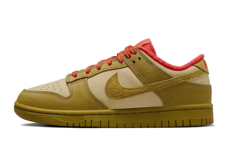 Nike Dunk Low Bronzine Sesame Picante Red