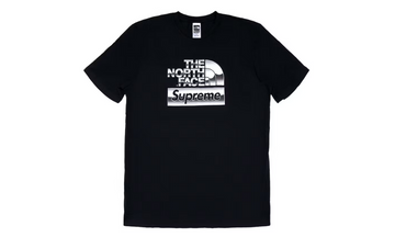 Supreme The North Face Metallic Logo T-shirt Black