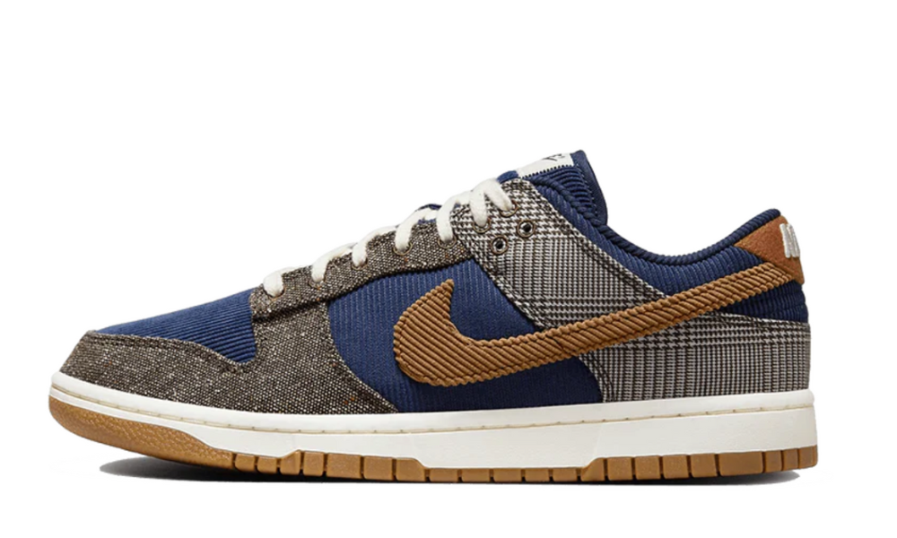 Nike Dunk Low Tweed Midnight Navy Corduroy