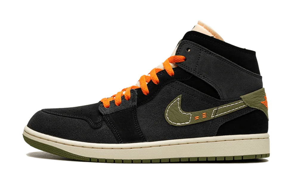 Air Jordan 1 Mid SE Craft Anthracite Light Olive