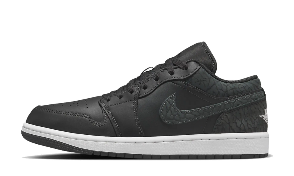 Air Jordan 1 Low Black Elephant