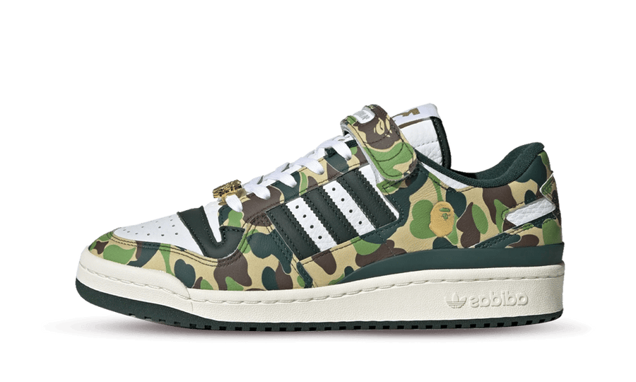 Adidas Forum Low 84 x BAPE Green Camo 30th Anniversary