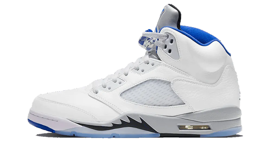 Jordan 5 retro bianche sales