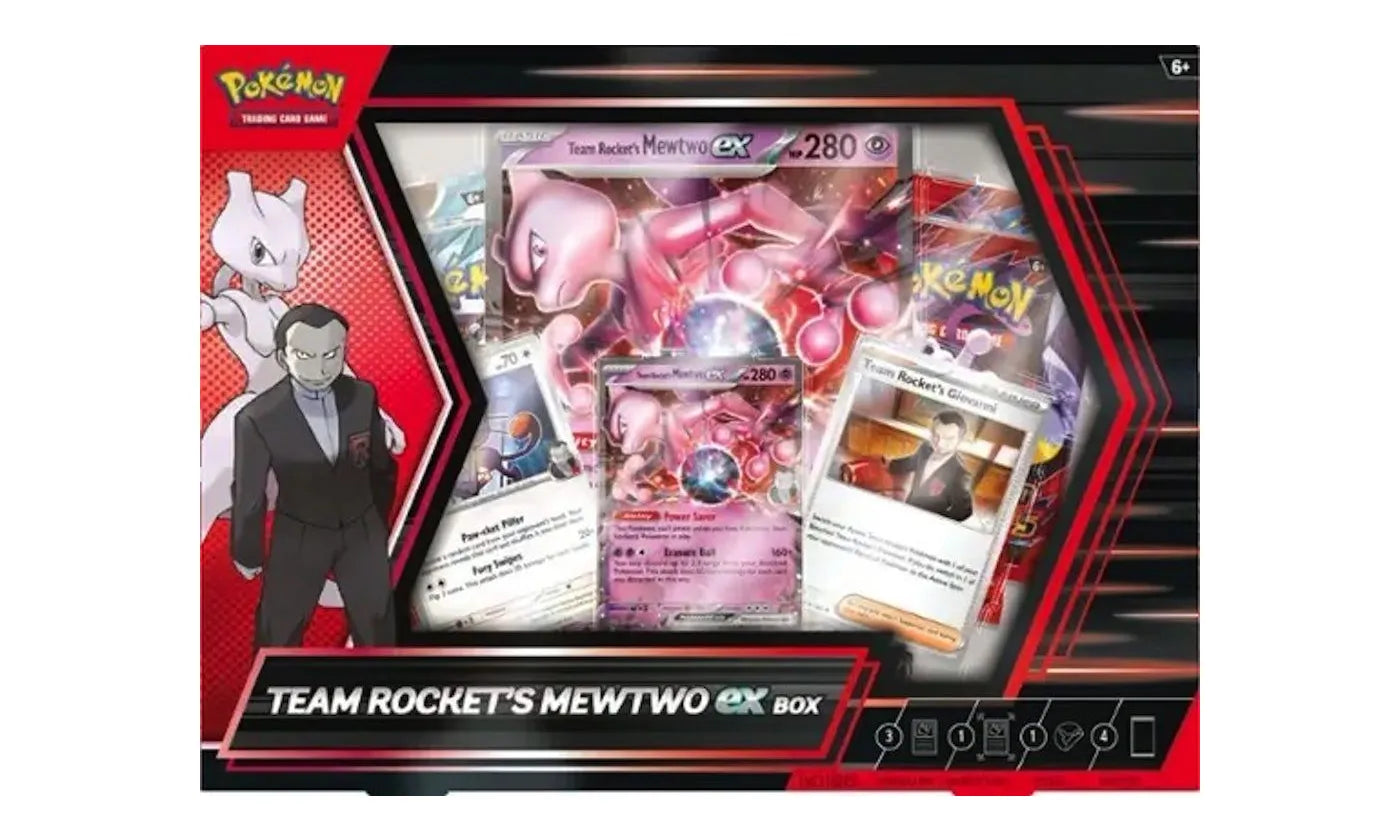 2025 Pokémon Scarlet & Violet Destined Rivals Team Rocket\&s Mewtwo EX Box - POKE-2PS&VD-MULTI