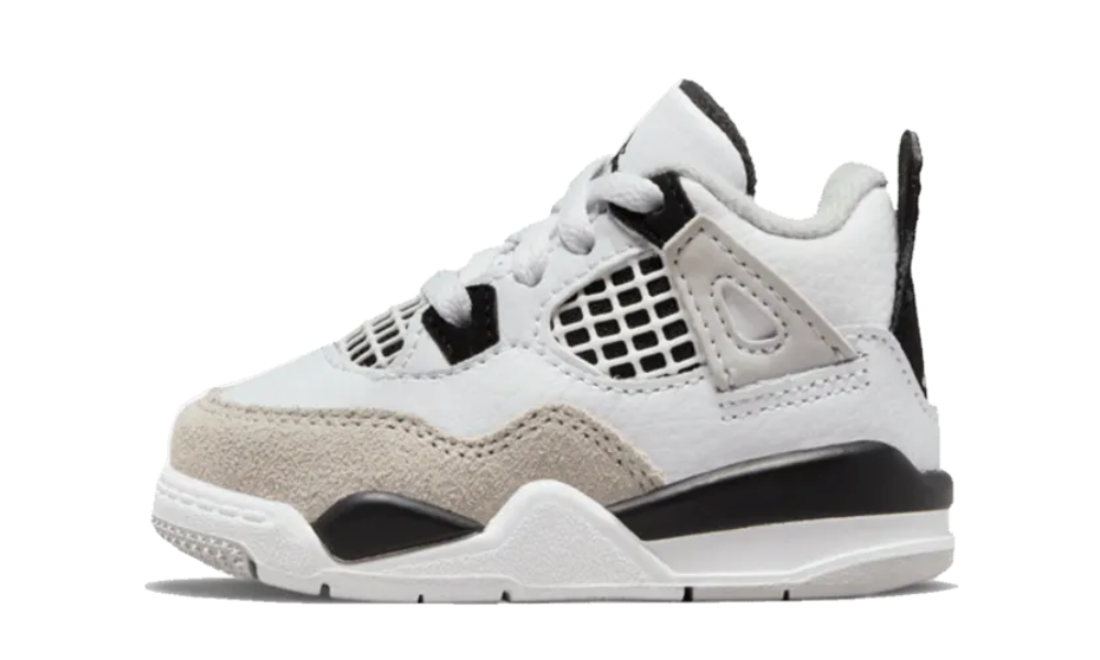 Air Jordan 4 Retro Military Black (bebè)