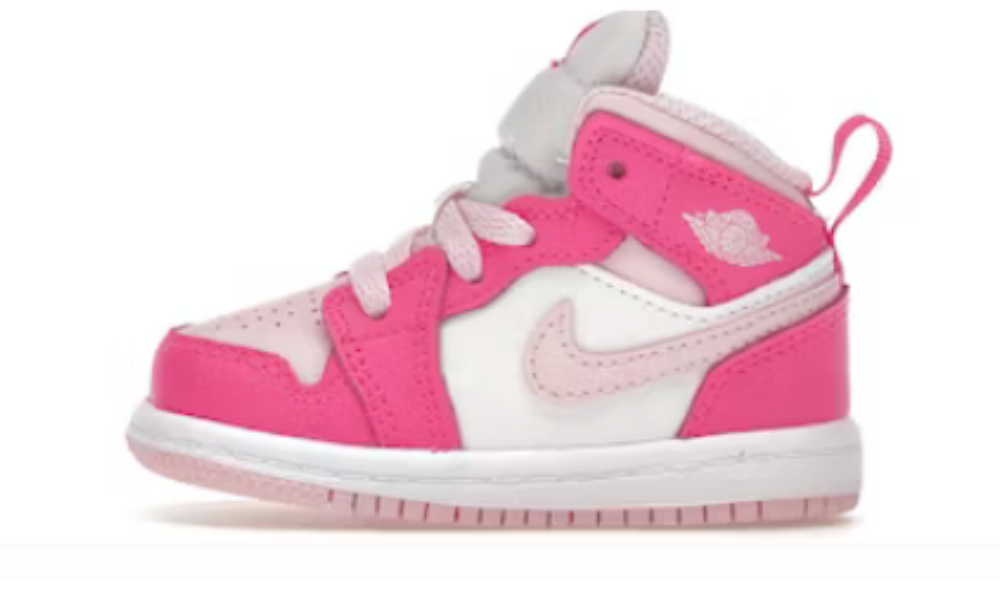 Jordan 1 Mid Fierce Pink (bebè)