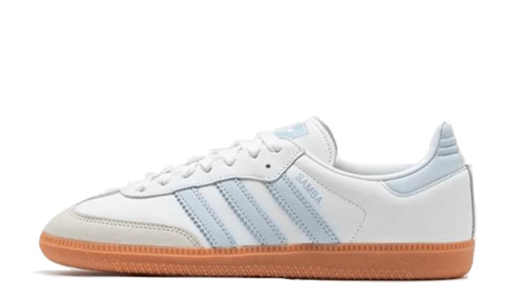 Adidas Samba OG White Halo Blue Gum