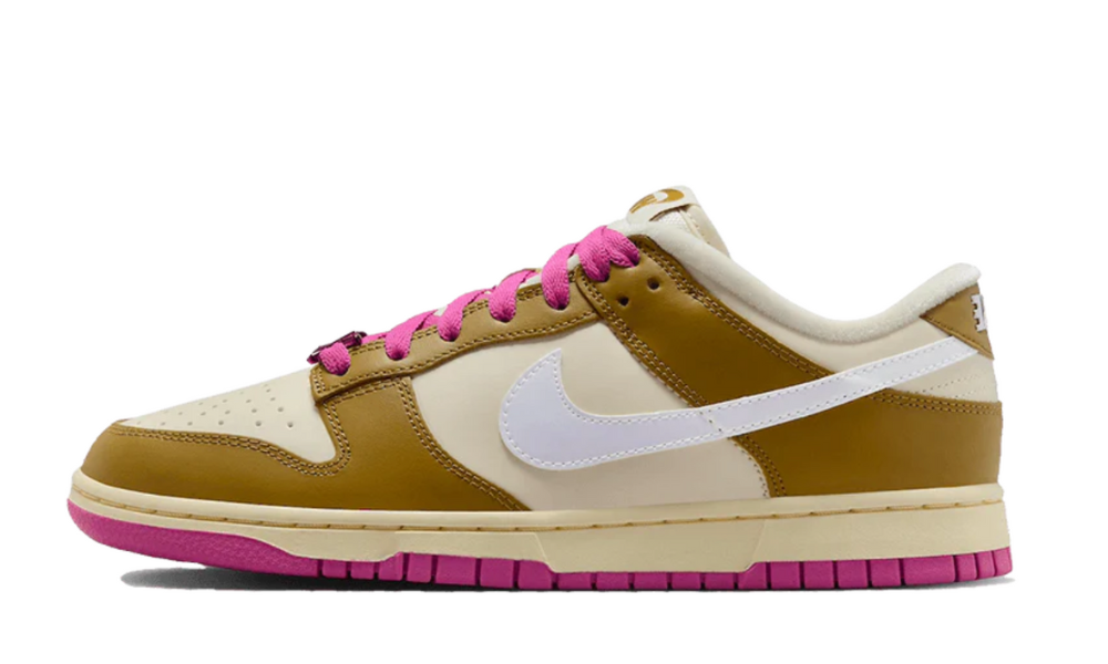 Nike Dunk Low SE Just Do it Bronzine Pink