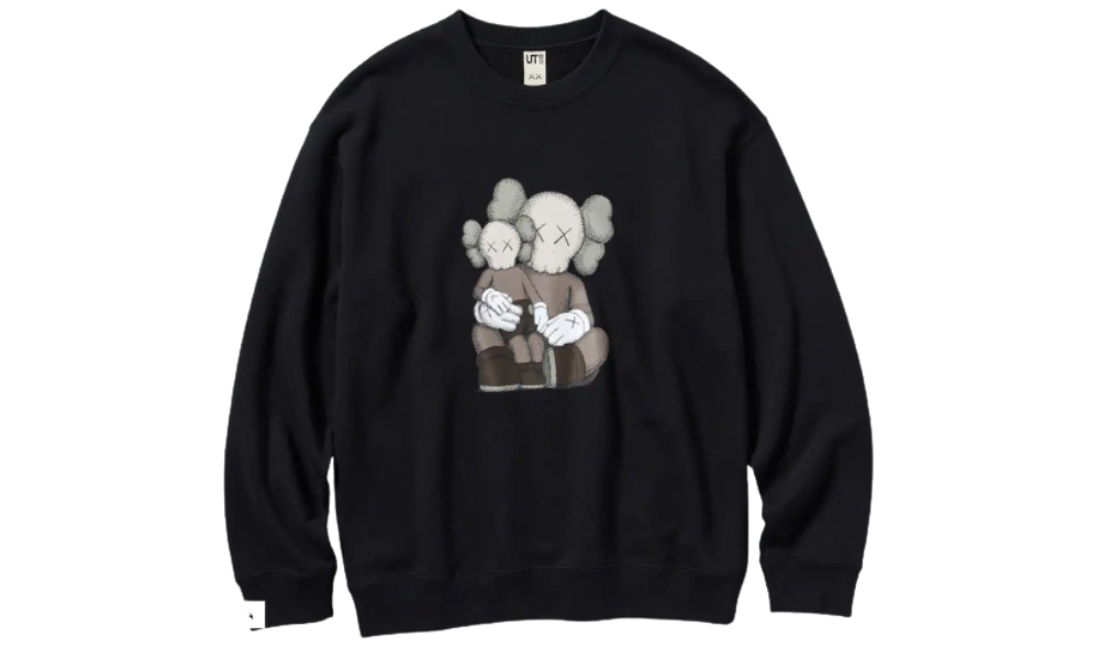 KAWS x Uniqlo Long sleeve Sweatshirt Black