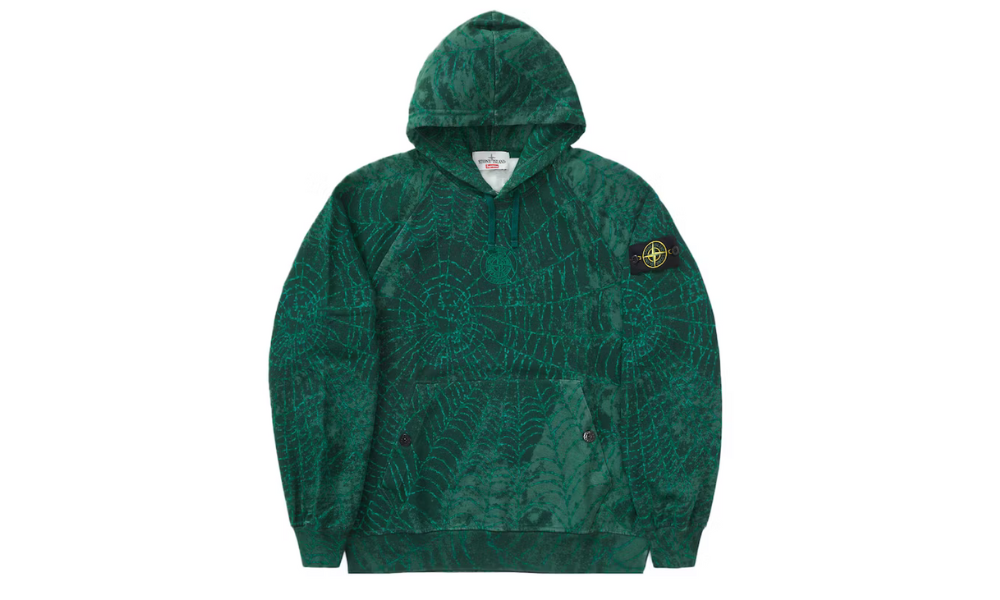 Stone Island x Supreme Hoodie Sweatshirt