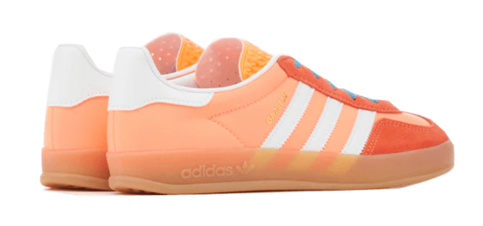 Scarpe da ginnastica arancio collezione adidas gazelle