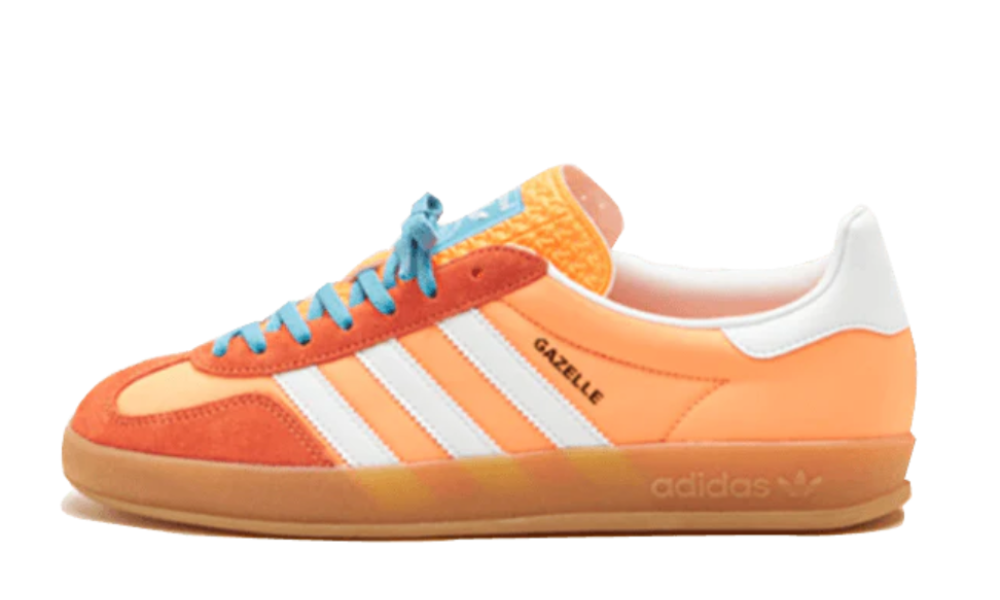 Scarpe da ginnastica arancio collezione adidas gazelle