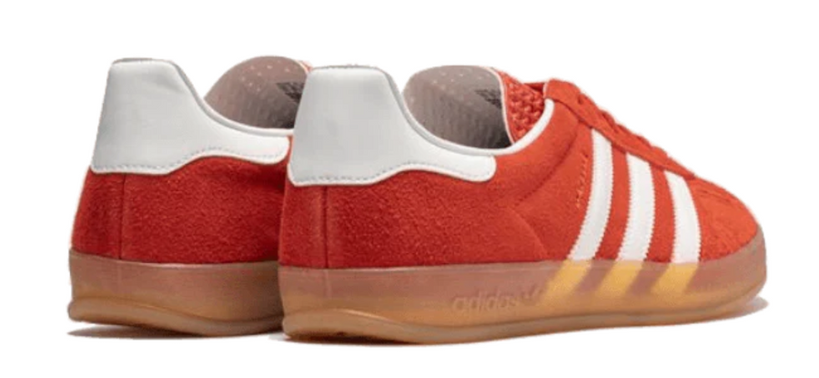 Scarpe da ginnastica arancioni collezione adidas gazelle