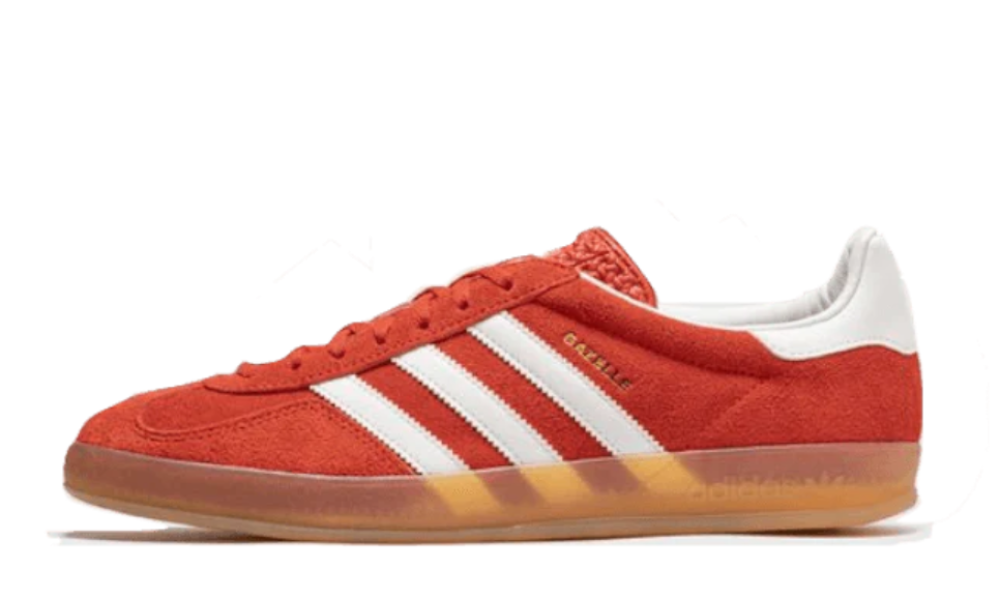 Scarpe da ginnastica arancioni collezione adidas gazelle