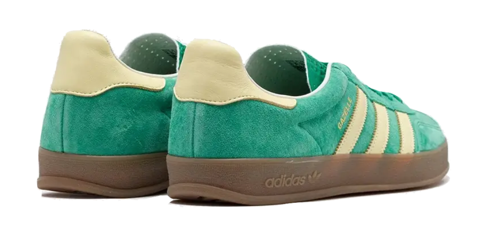 Scarpe da ginnastica verdi collezione adidas gazelle
