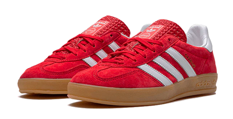 Scarpe da ginnastica rosse collezione adidas gazelle