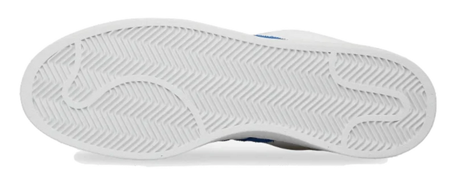 Scarpe da ginnastica bianche e blu collezione Adidas campus