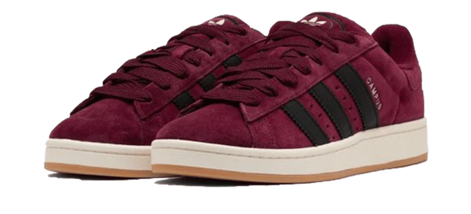 Scarpe da ginnastica bordeaux collezione adidas campus