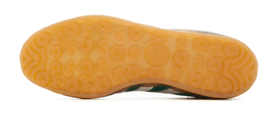 Scarpe da ginnastica verdi e rosa collezione adidas gazelle