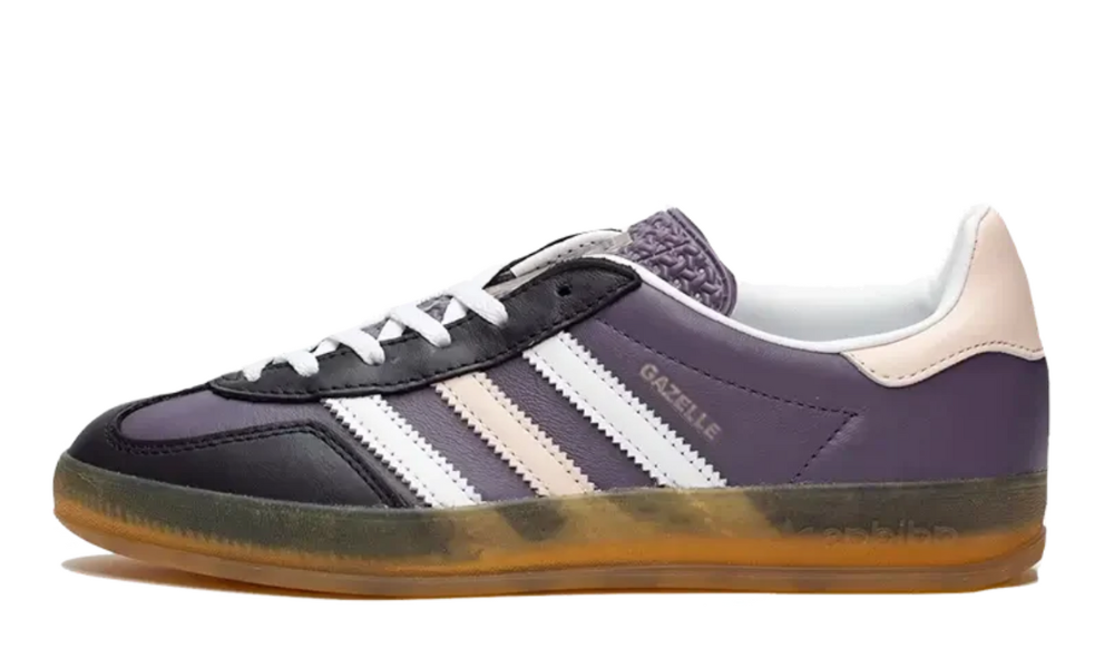 Scarpe da ginnastica viola collezione adidas gazelle