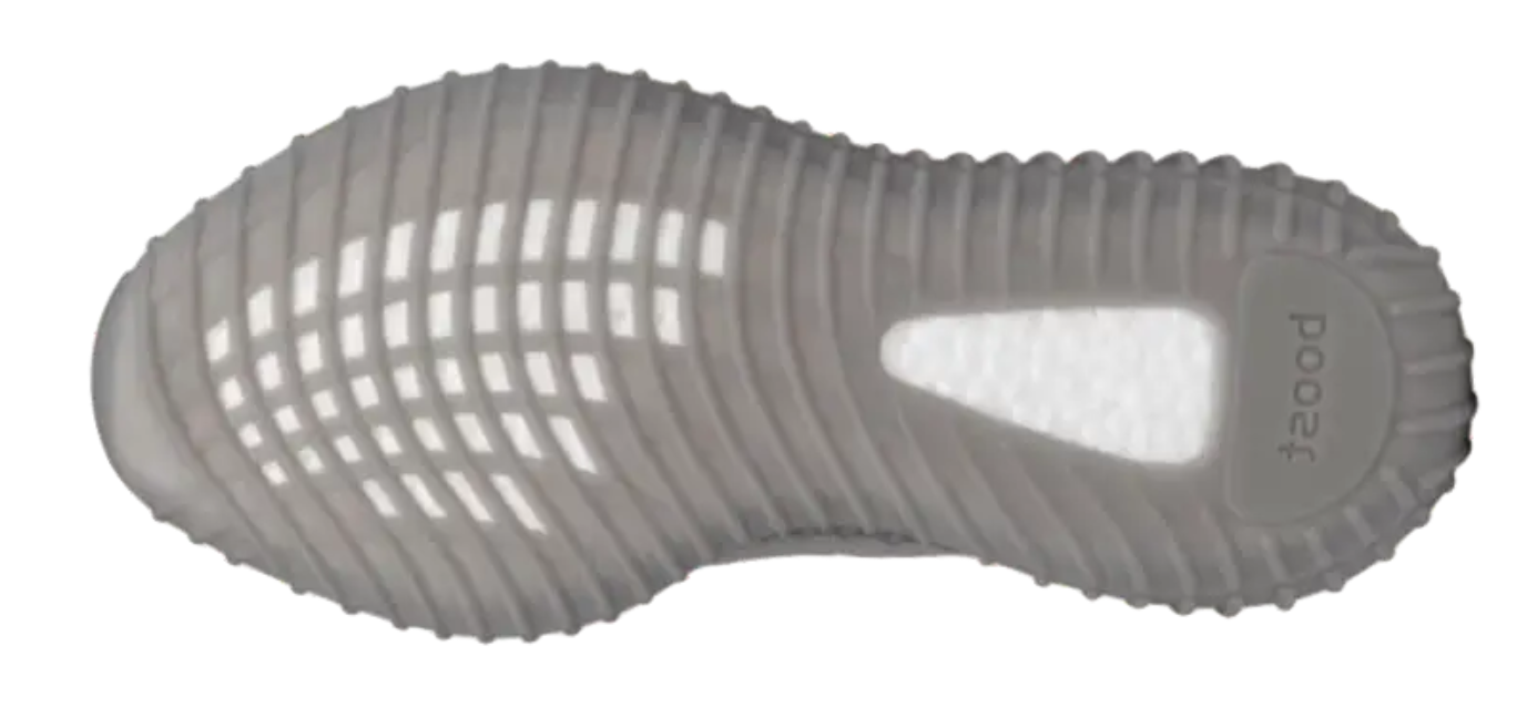 Scarpe da ginnastica grigie collezione yeezy 350