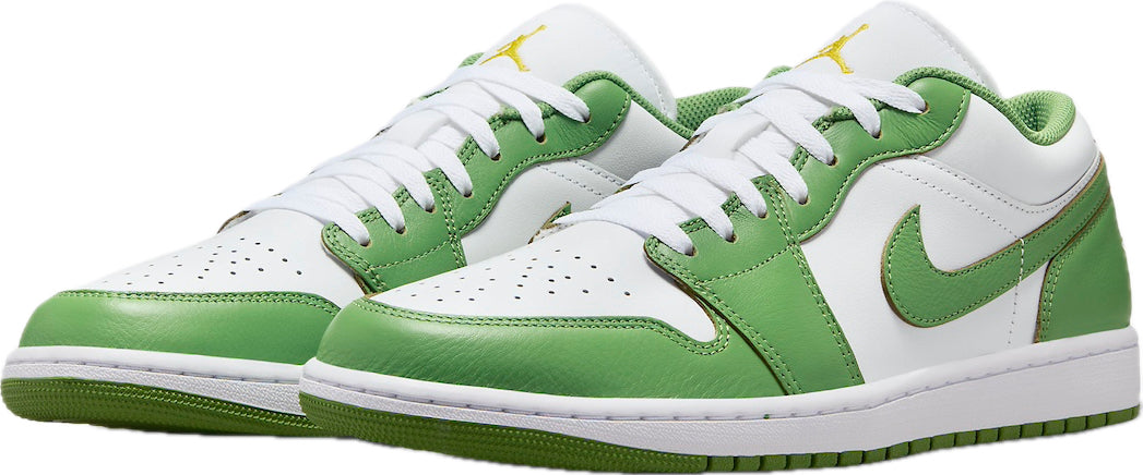 Scarpe da ginnastica verdi collezione air jordan 1 low