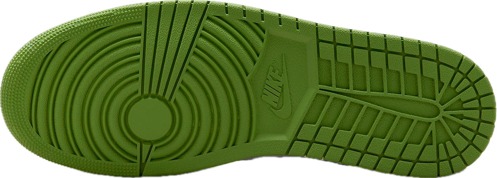 Scarpe da ginnastica verdi collezione air jordan 1 low