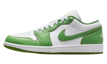 Scarpe da ginnastica verdi collezione air jordan 1 low