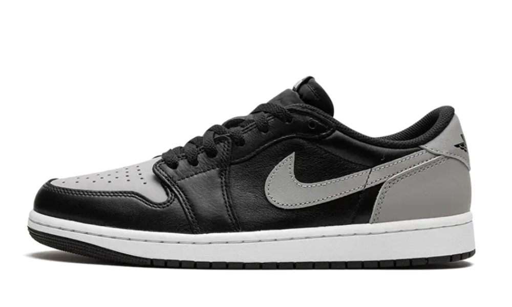 Scarpe da ginnastica nere e grigie collezione air jordan 1 low