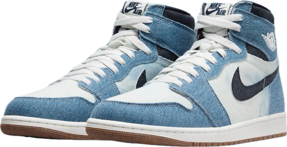 Scarpe da ginnastica color jeans collezione air jordan 1 high