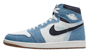 Scarpe da ginnastica color jeans collezione air jordan 1 high