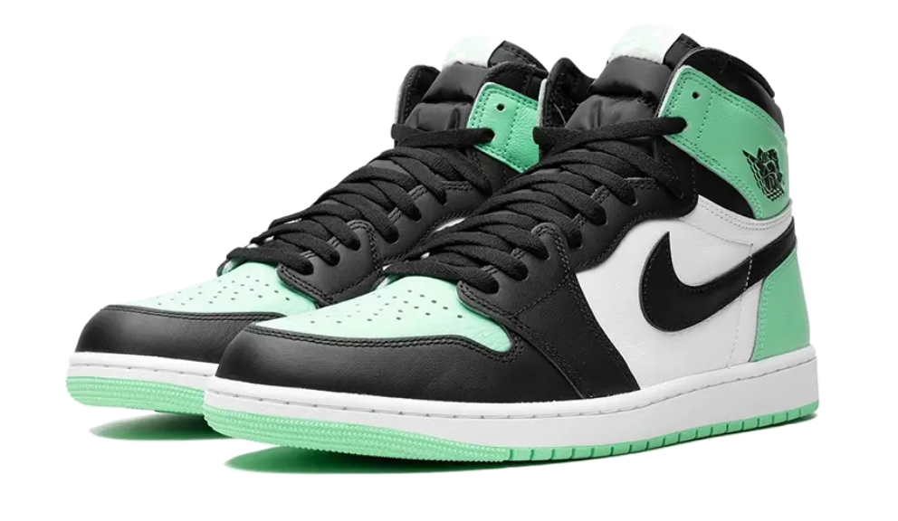 Scarpe da ginnastica verde acqua collezione air jordan 1 high