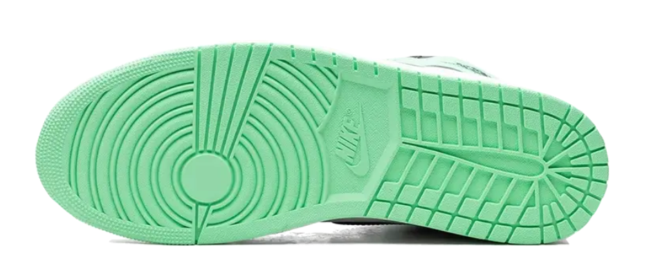 Scarpe da ginnastica verde acqua collezione air jordan 1 high