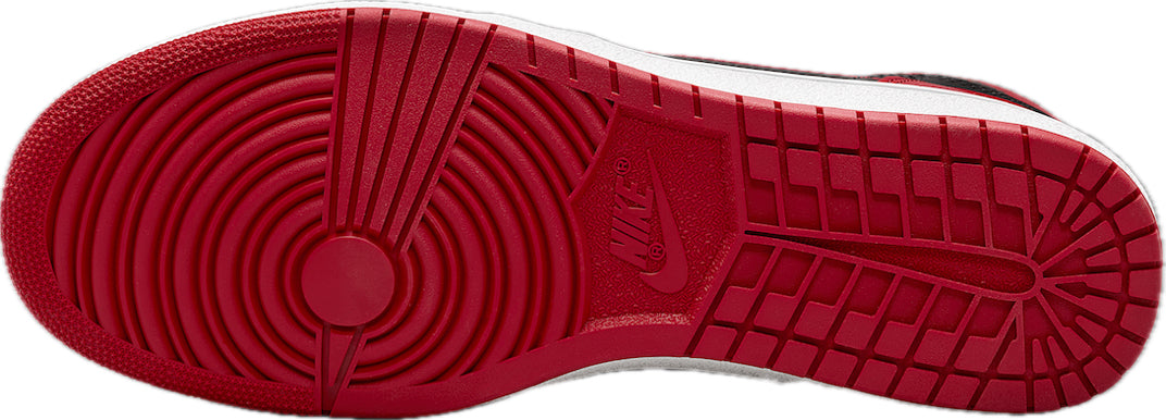 Scarpe da ginnastica bianche nere e rosse collezione Air Jordan 1 high