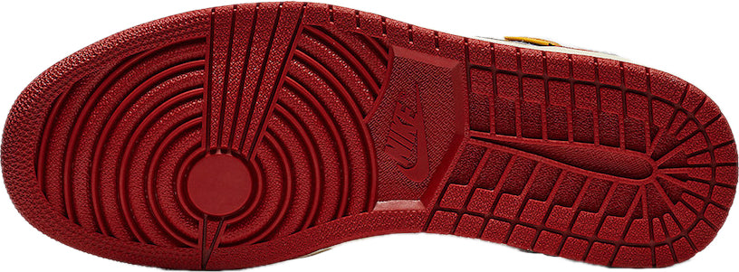 Scarpe da ginnastica rosse bianche e nere collezione Air Jordan 1 high