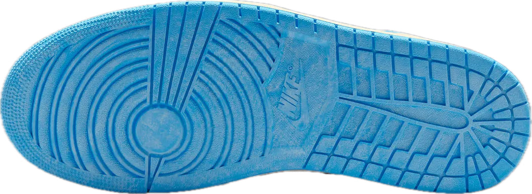 Scarpe da ginnastica celesti collezione Air Jordan 1 high