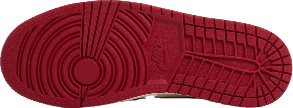 Scarpe da ginnastica nere bianche e rosse collezione Air Jordan 1 high