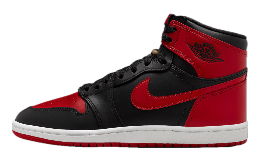Scarpe da ginnastica nere e rosse collezione Air Jordan 1 high