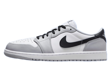 Scarpe da ginnastica grigie bianche e nere collezione air jordan 1 low